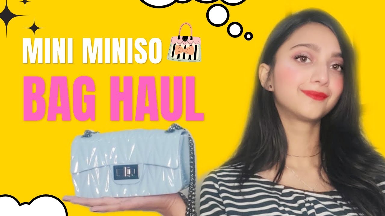 MINI MINISO BAG HAUL | MIRHA SHAPHIKA