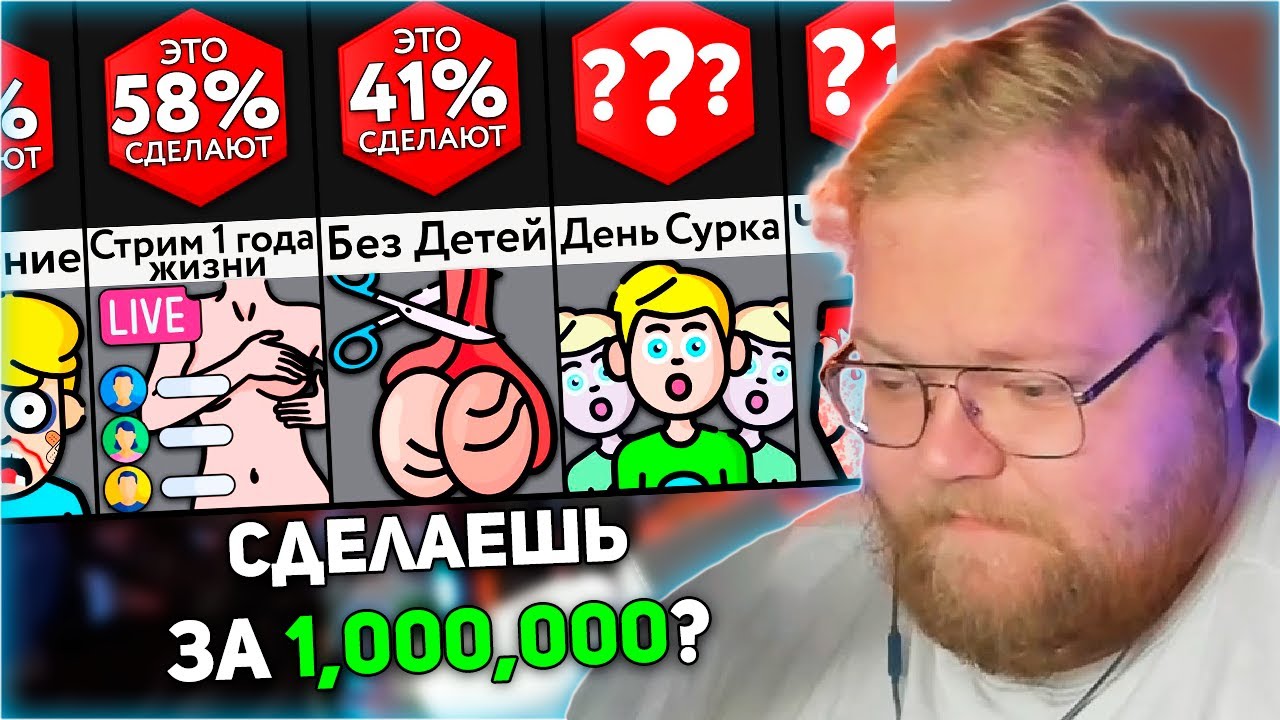 РЕАКЦИЯ T2x2: Сделаешь ЭТО За Миллион?! | Мир Сравнений