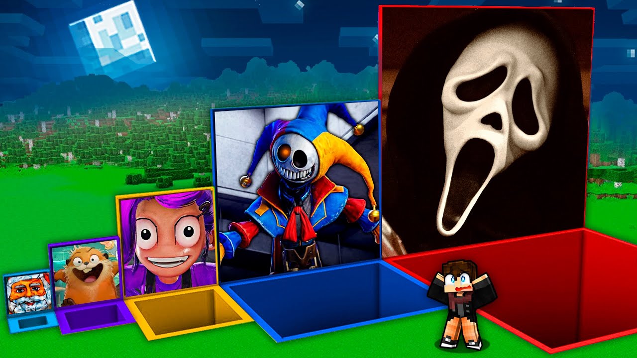 Ne CHOISISSEZ pas le mauvais TROU sur Minecraft ! JUMPERS , SCREAM , Lily Lovebraids , prototype ...