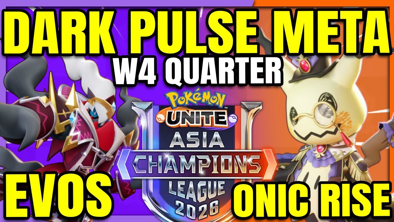 DARK PULSE DARKRAI META?! Evos vs Onic Rise - ACL SEA | Pokemon Unite
