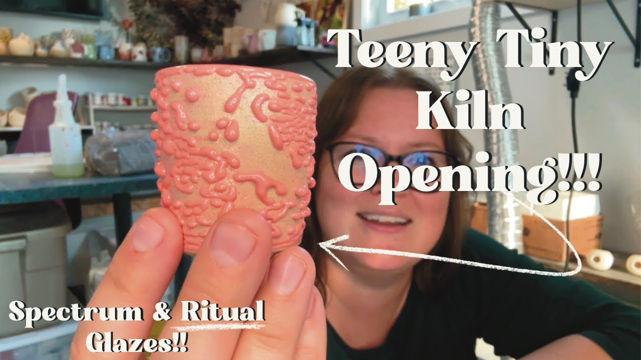 Tiny Kiln Opening! Original Ritual & Spectrum Glazes!