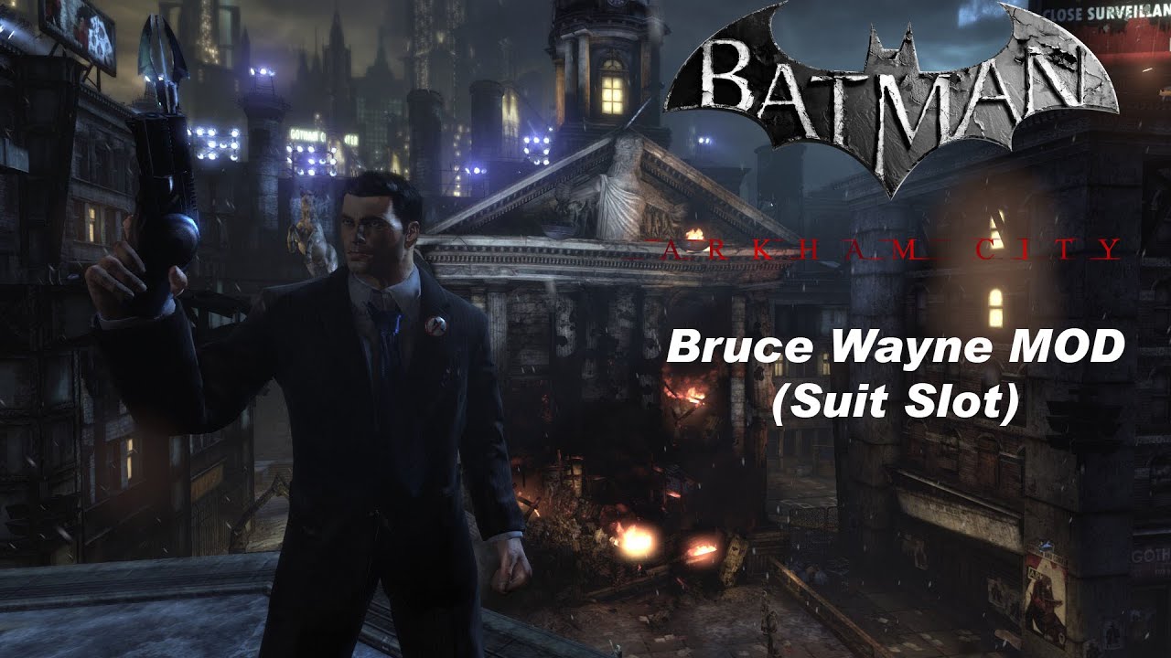 Bruce Wayne Suit Slot MOD (Showcase) - Batman: Arkham City