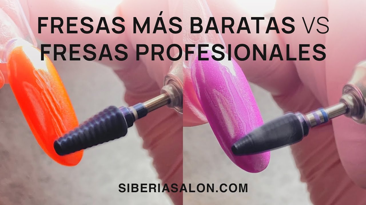 Comparación de las fresas para manicura: Fresas más baratas vs Fresas profesionales 💅