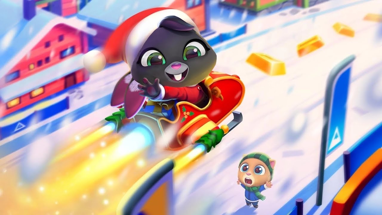 Talking Tom Gold Run New Update 🎅🎄|| Talking Becca in Tom's City (Christmas edition) 2023