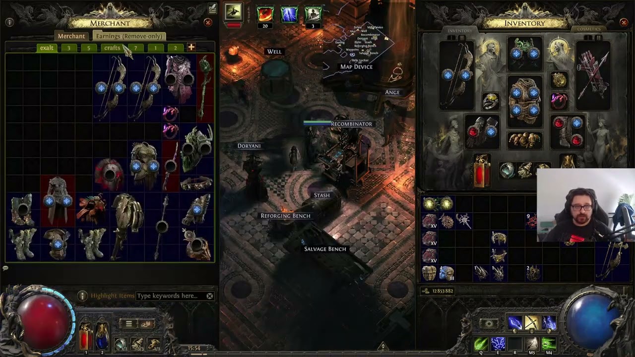 Comment je craft sur poe 2 partie 1.