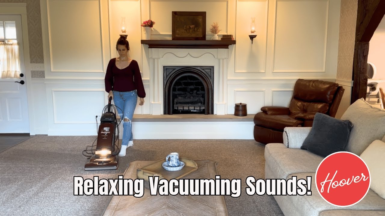 Soothing Vacuum Cleaner ASMR With My Old Hoover WindTunnel | 3 Hours of White Noise for Sleep