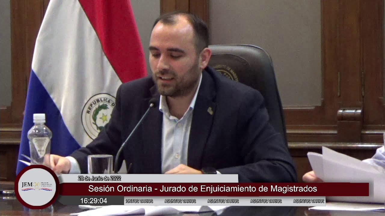 28-06-2022  - Sesión Ordinaria - Jurado de Enjuiciamiento de Magistrados