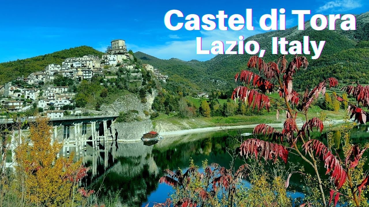 Castel di Tora, Lazio Italy-English subtitled@viaggiaconmartitravelwithmarti