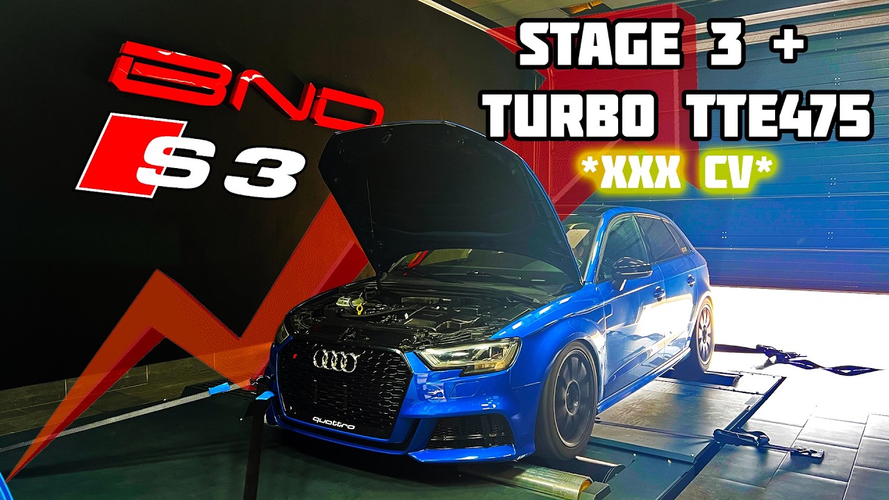 ¡AUDI S3 8V STAGE 3 de BND! NUEVO TURBO + REPRO = BESTIA TOTAL 🔥