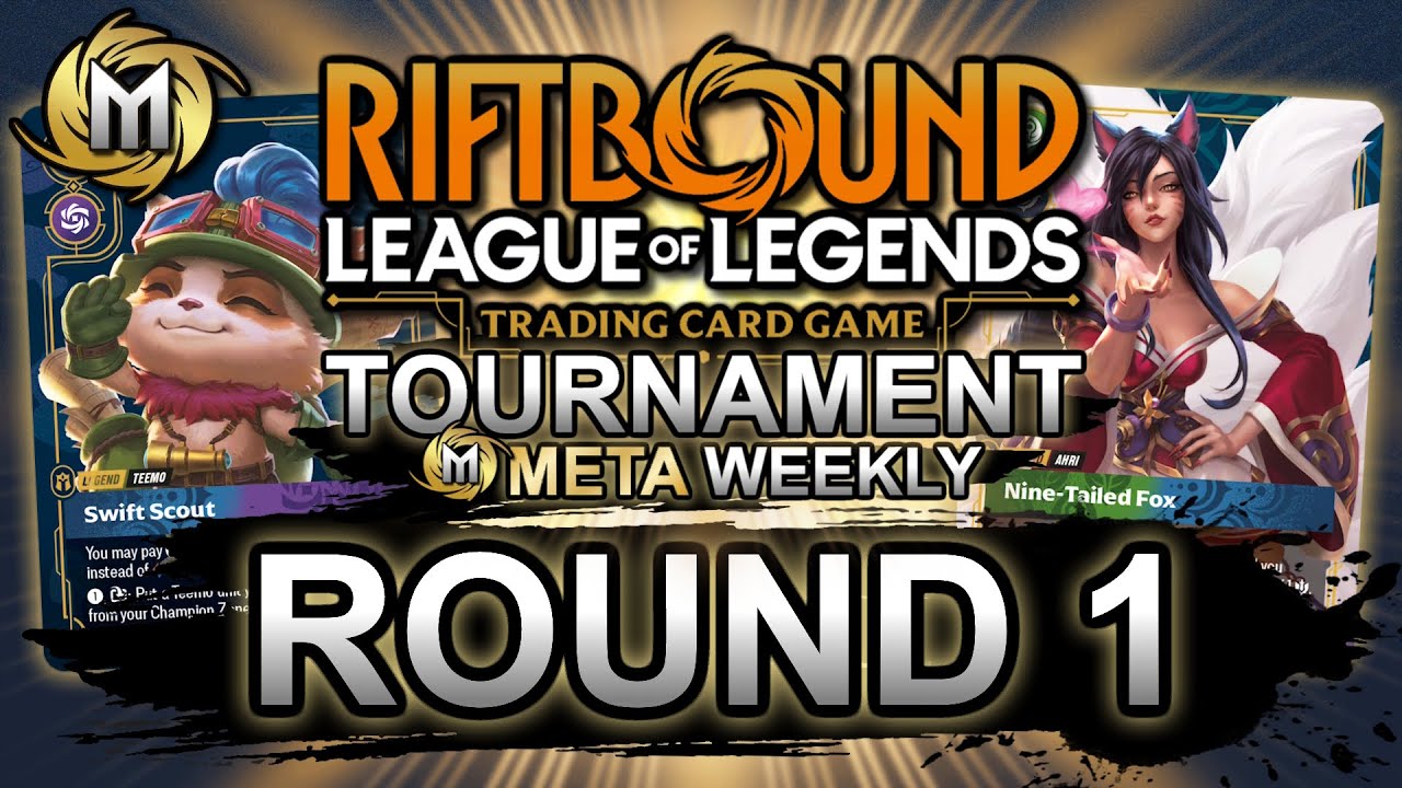 Riftbound Tournament Gameplay - Round 1: Ahri vs Teemo | Meta Weekly July 26