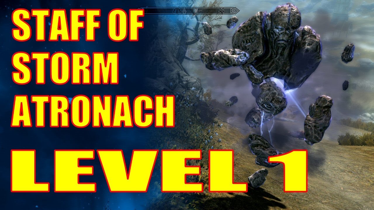 Skyrim Legendary - Level 1 SPECIAL OP: The Staff of Storm Atronach