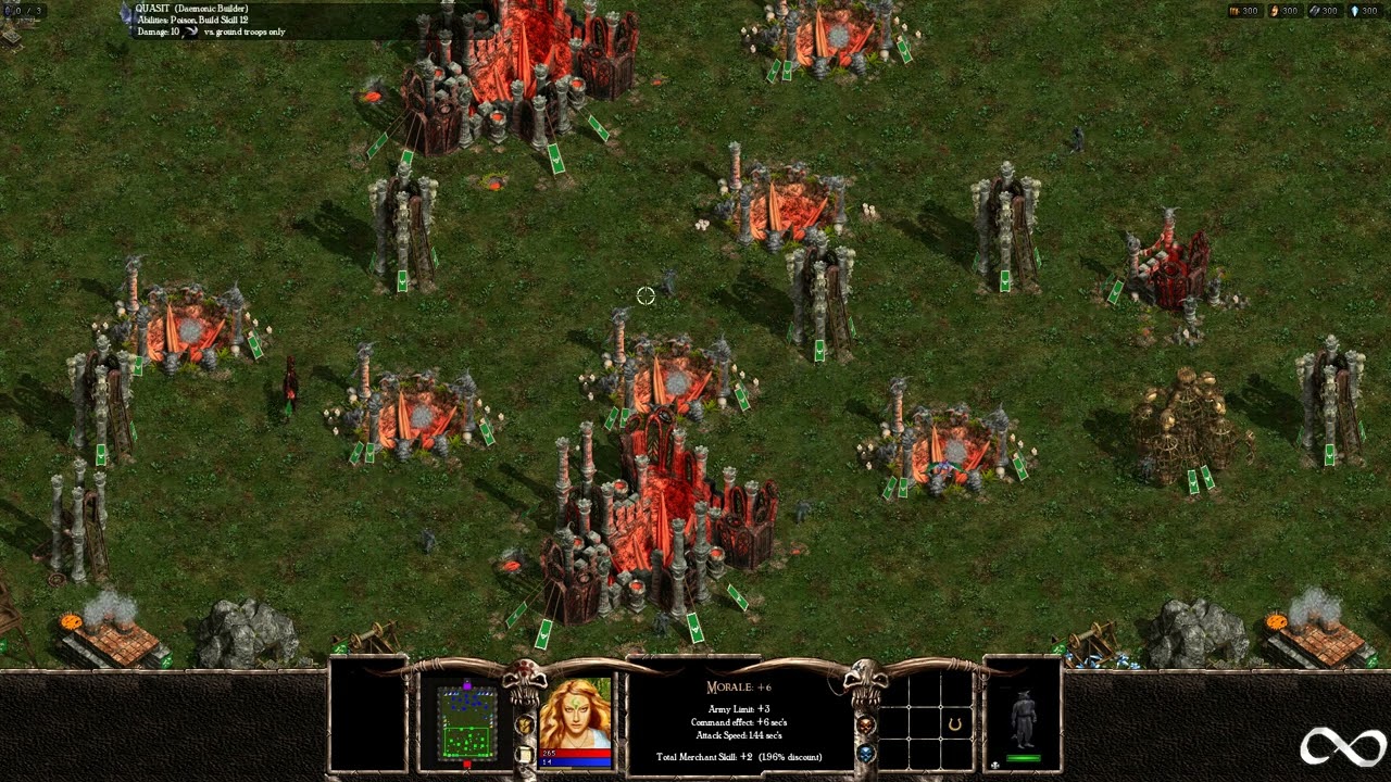 Warlords Battlecry III, AI Battle, Barbarian vs Human