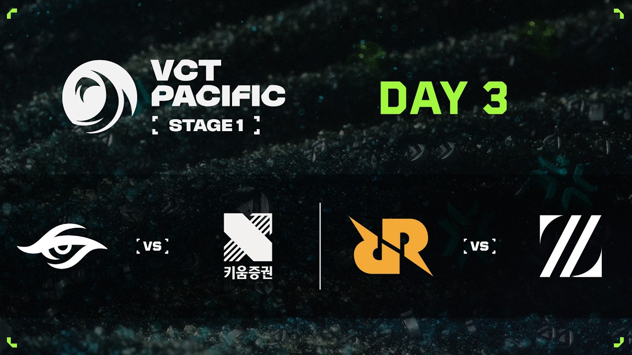 TS vs. KRX / RRQ vs. ZETA - VCT Pacific - Stage 1 - Group Stage - Hari 3