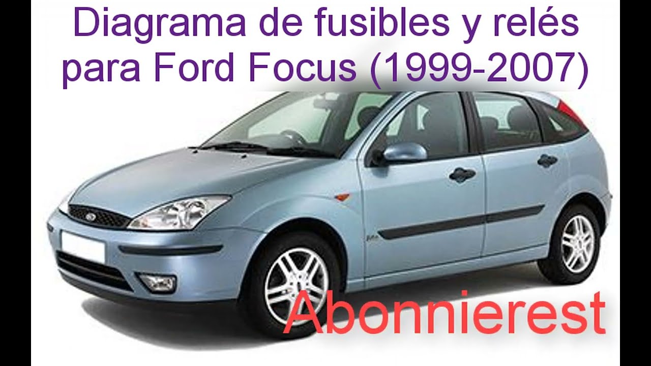 Diagrama de fusibles y relés para Ford Focus (1999-2007)