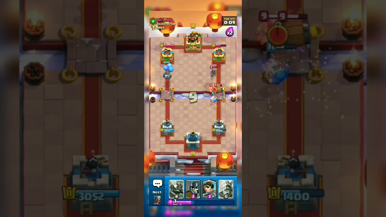 a tie breaker match in clash royale....................... 