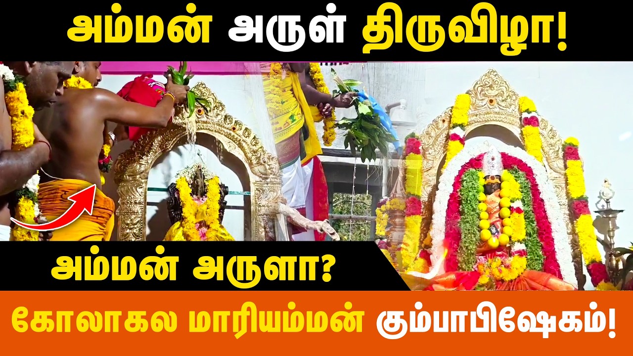 முள்ளுக்குடி ஸ்ரீமகா மாரியம்மன் கோவில் கும்பாபிஷேக விழா! | முள்ளுக்குடி