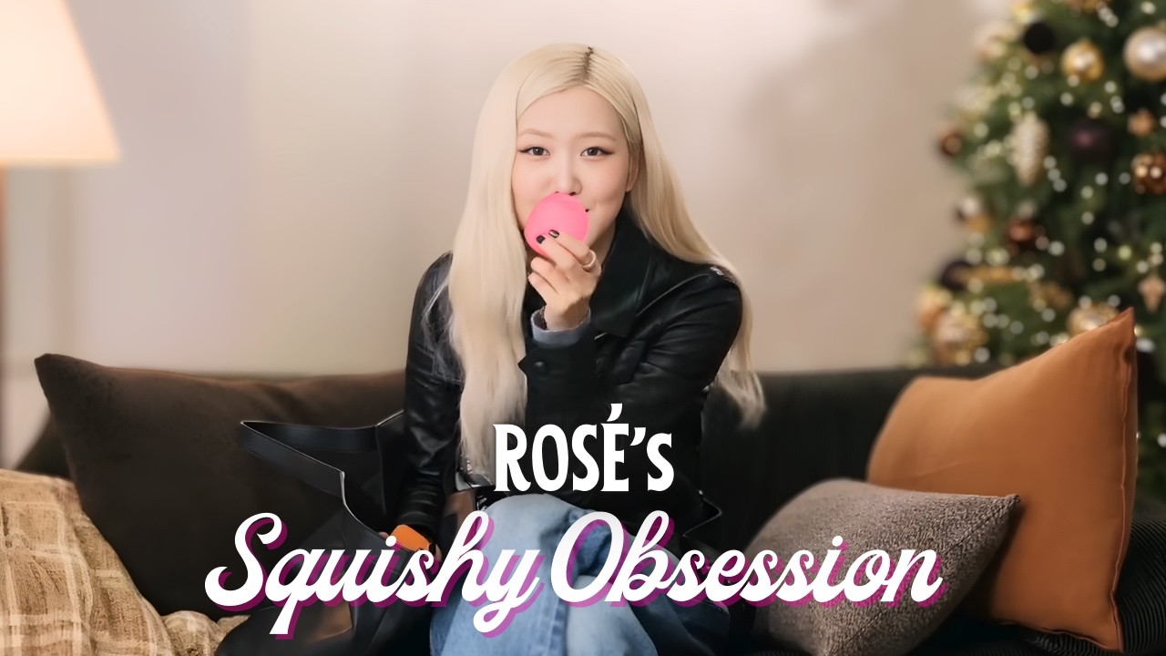 ROSÉ's Squishy Obsession! 😍💗🍊