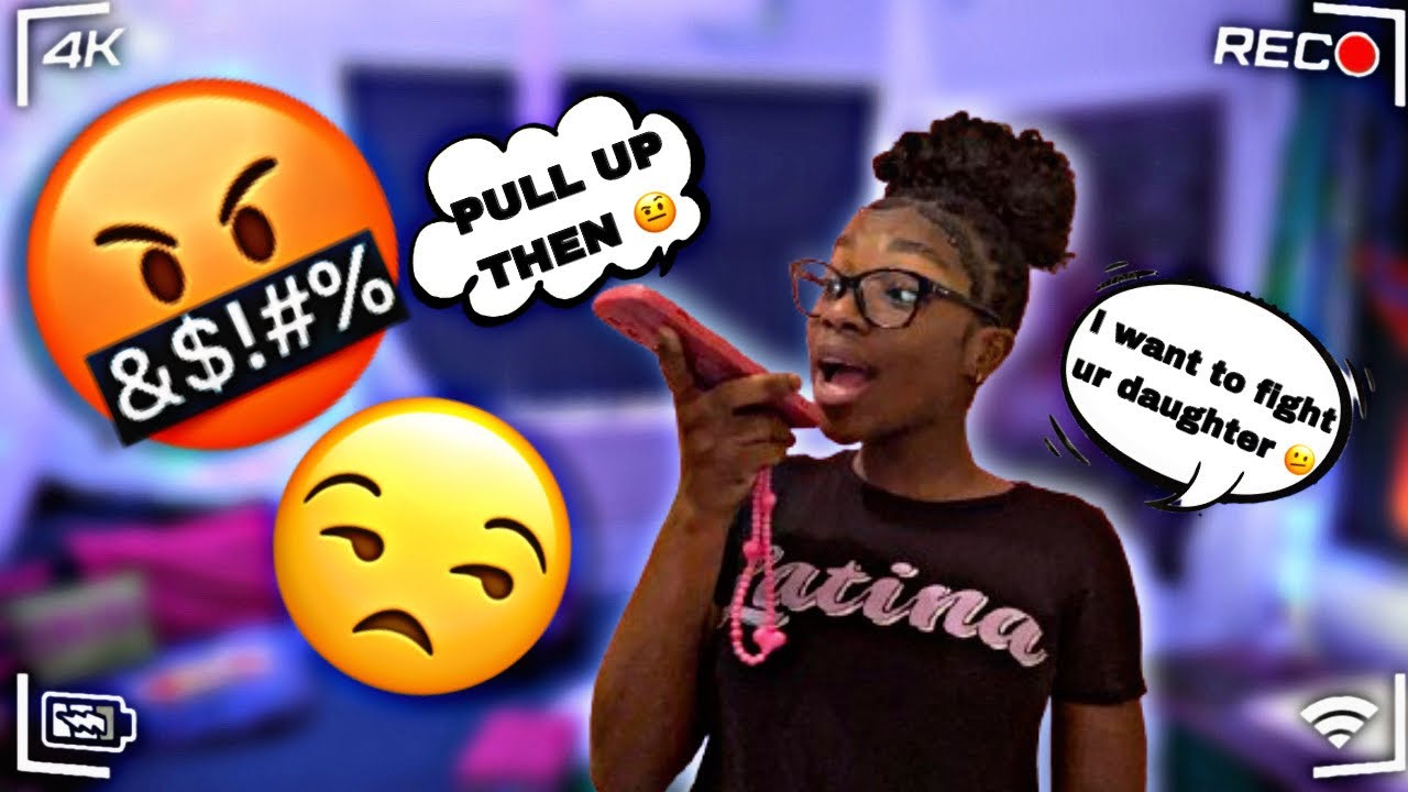 Calling random moms telling them I want to fight their daughter!! | Exoticshelly