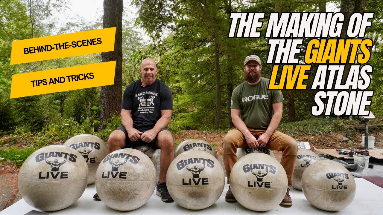 Making 10 Atlas Stones for the Giants Live USA Strongman Championships | Slater Strength Vlog