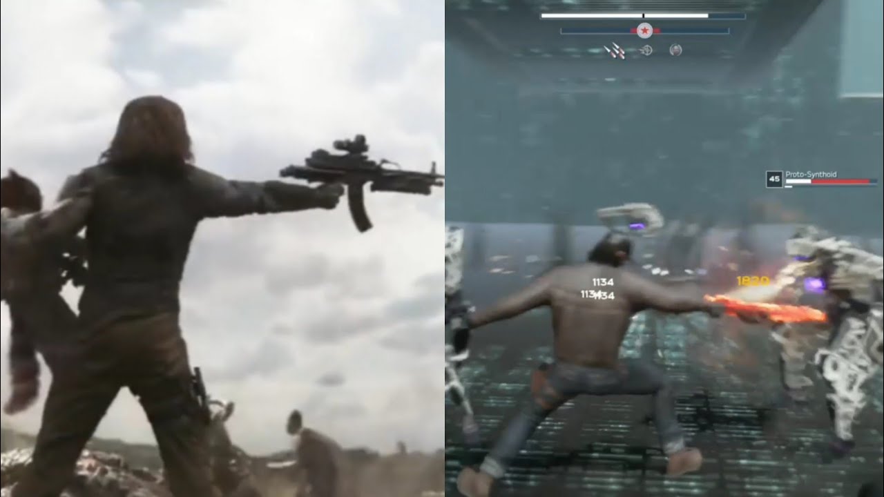 Winter Soldier MCU Moves in Marvel's Avengers