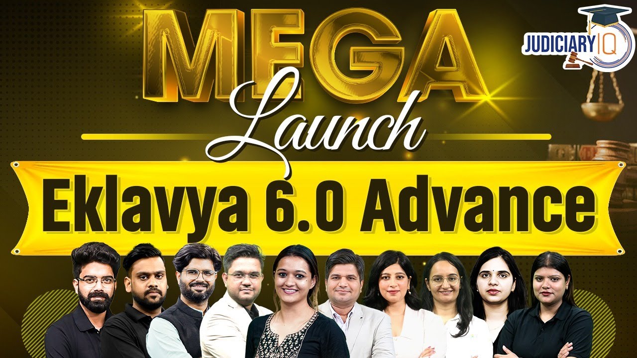 Mega Launch of Eklavya 6.0 Advance Judiciary Batch | StudyIQ Judiciary #Eklavya6.0 #StudyIQJudiciary