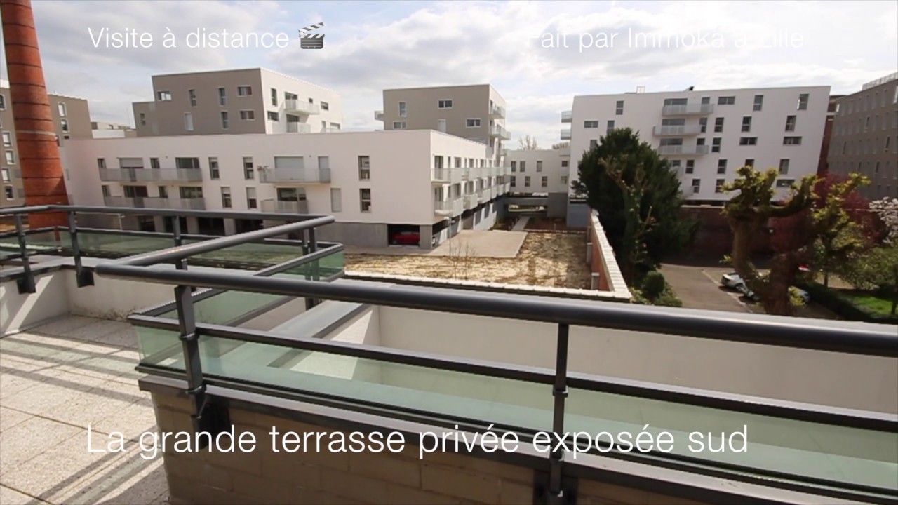 Réf CRE2 - Superbe T4 exposé sud - Grande terrasse ! Lille Moulin