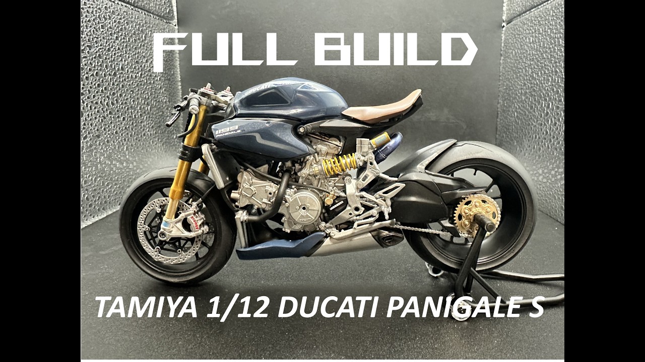 [バイク プラモデル] DUATI PANIGALE S Full Build カフェレーサーカスタム