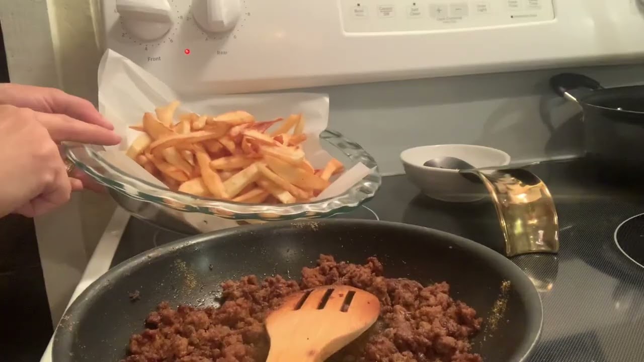 تشلي تشيز وصفه البطاطا السريعة بالبهارات والجبن 🤗🥔