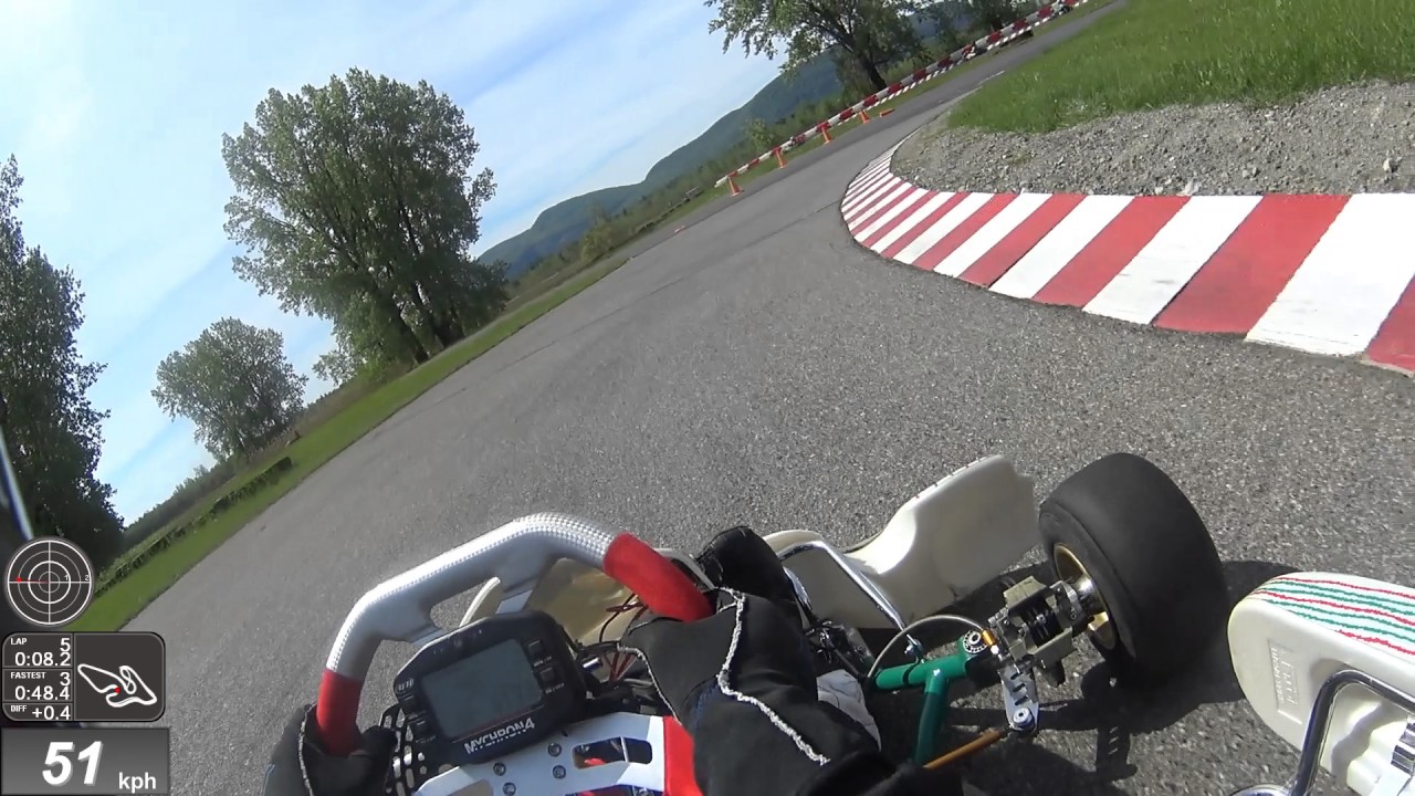 SH Karting Tony Kart DD2 test run