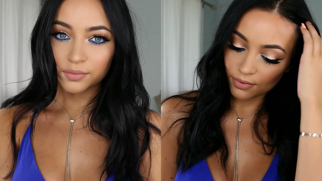 Summer Makeup Tutorial: Pop of Blue | Stephanie Ledda