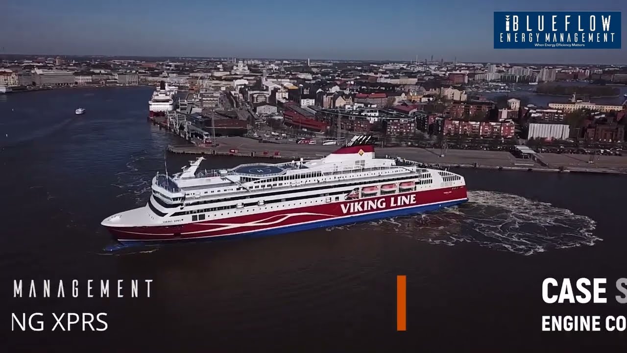 The new Blueflow ECR view on board Viking Line's ship, the Viking XPRS