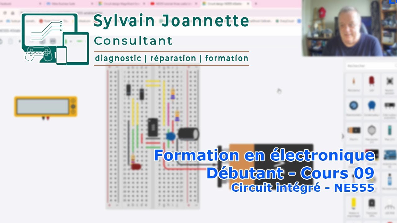 Formation en électronique - Débutant - Cours 9 | Sylvain Joannette Consultant