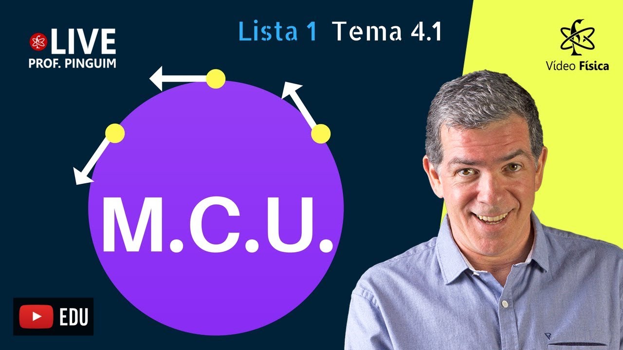 Movimento Circular Uniforme - Exercícios - Prof Pinguim