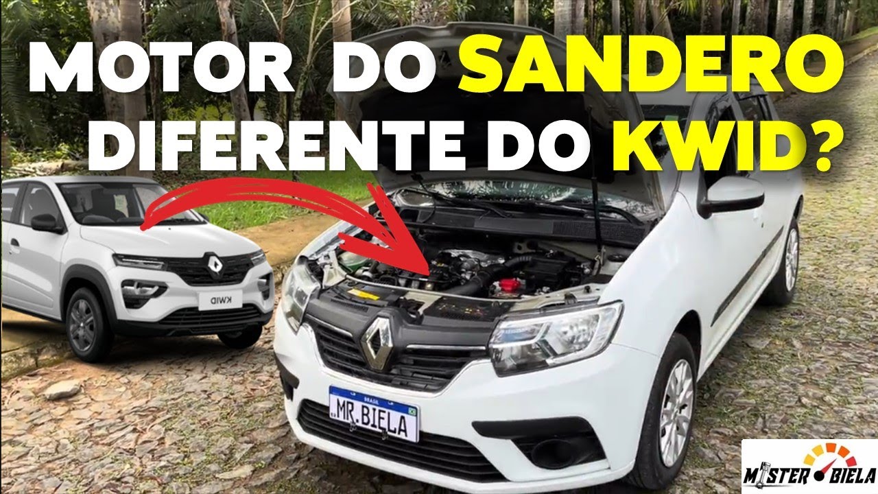 O motor do SANDERO NÃO é igual do KWID...Veja as DIFERENÇAS!