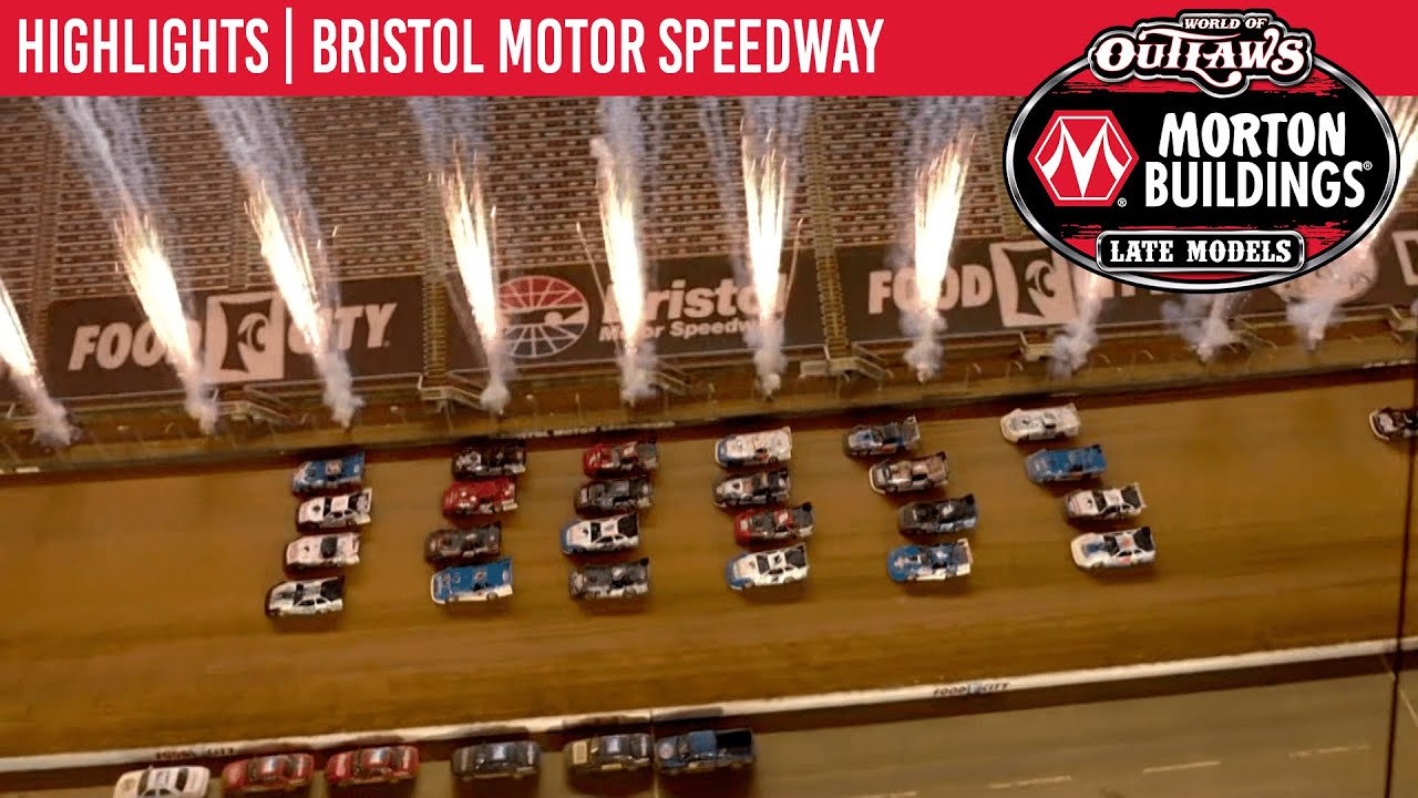 World of Outlaws Morton Buildings Late Models at Bristol Motor Speedway April 9, 2021 | HIGHLIGHTS