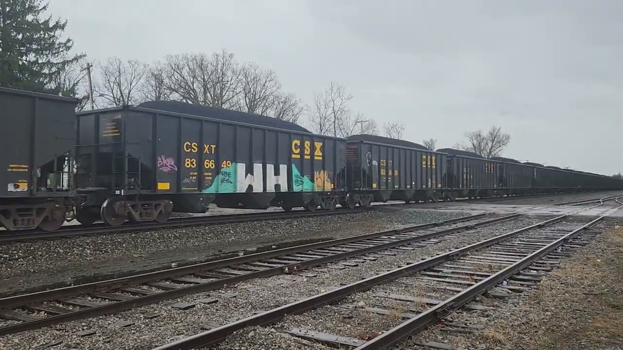 Quick Catch of a Loaded CSX Coal Train at MP24