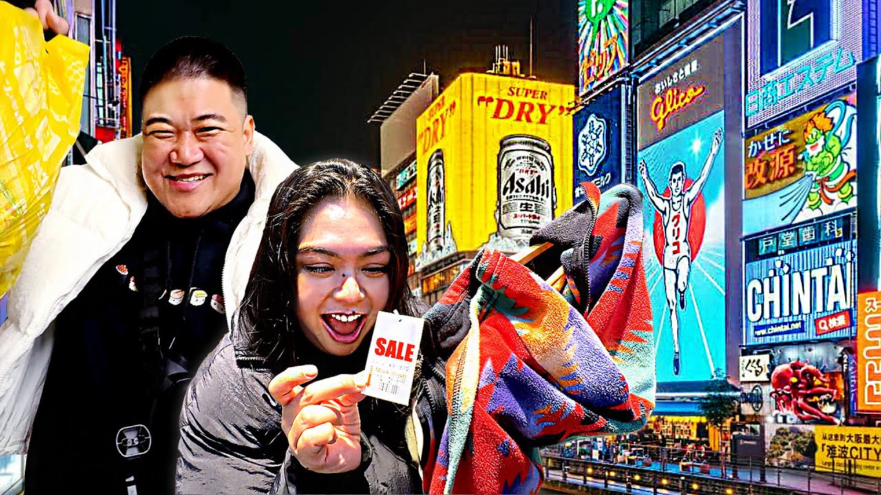 We Went SHOPPING in OSAKA Japan (great finds, great deals!)
