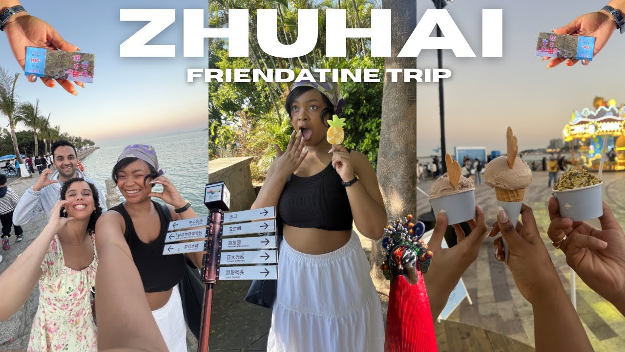 Zhuhai Valentine’s day trip | Trying new restaurants, exploring zhuhai, beaches etc 