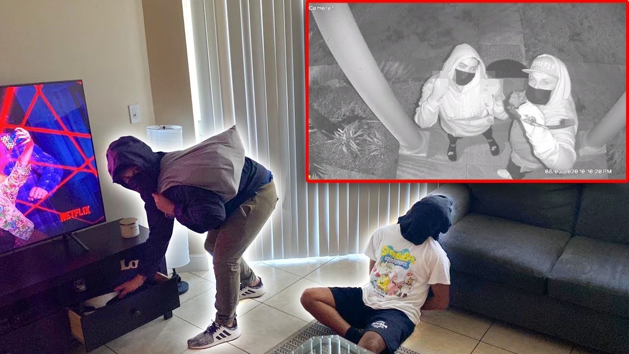 WE CAUGHT WHO BROKE INTO OUR HOUSE!!!