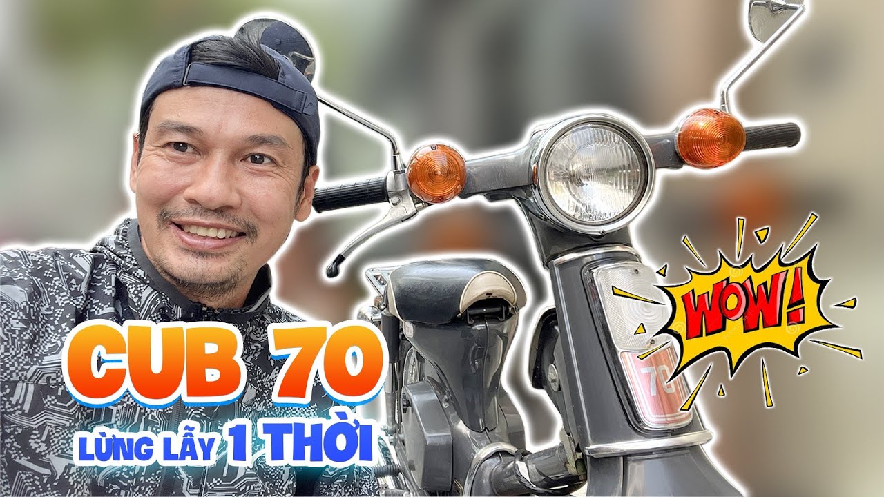 Tiết Cương bồi hồi với ký ức khi gặp lại Cub 70 cối thời tuổi trẻ