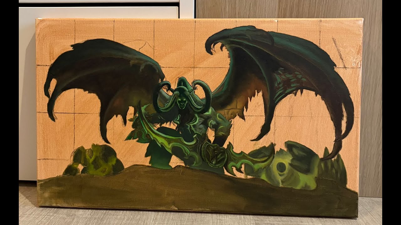 Painting ILLIDAN - OILPAINT