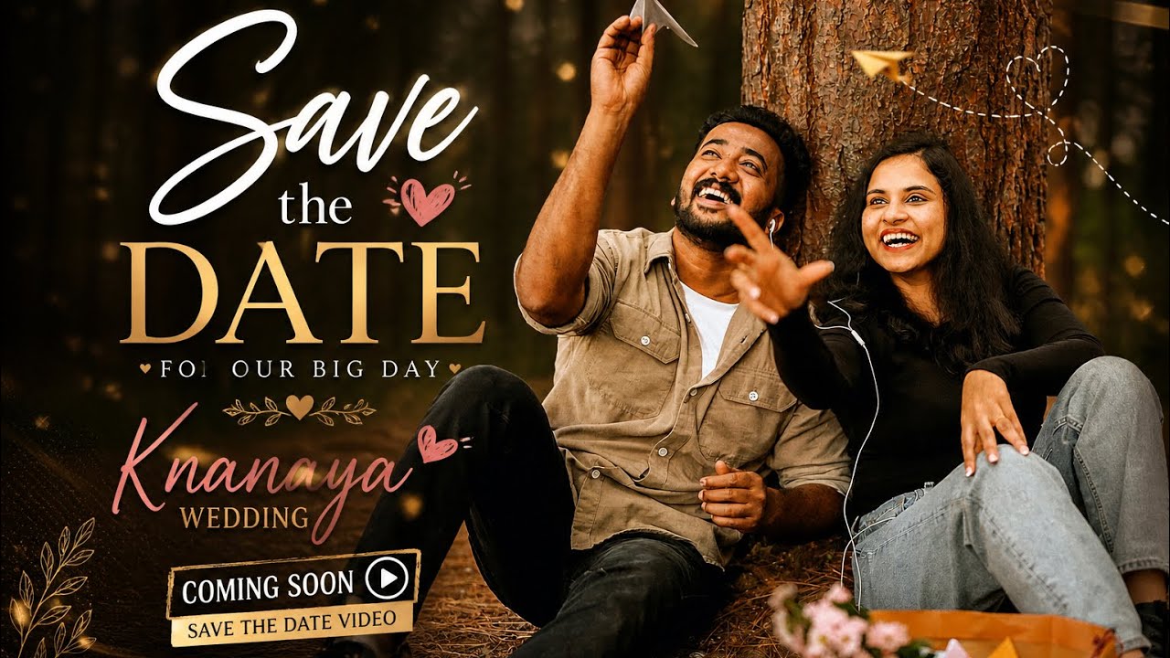Jose &Riya save the date video