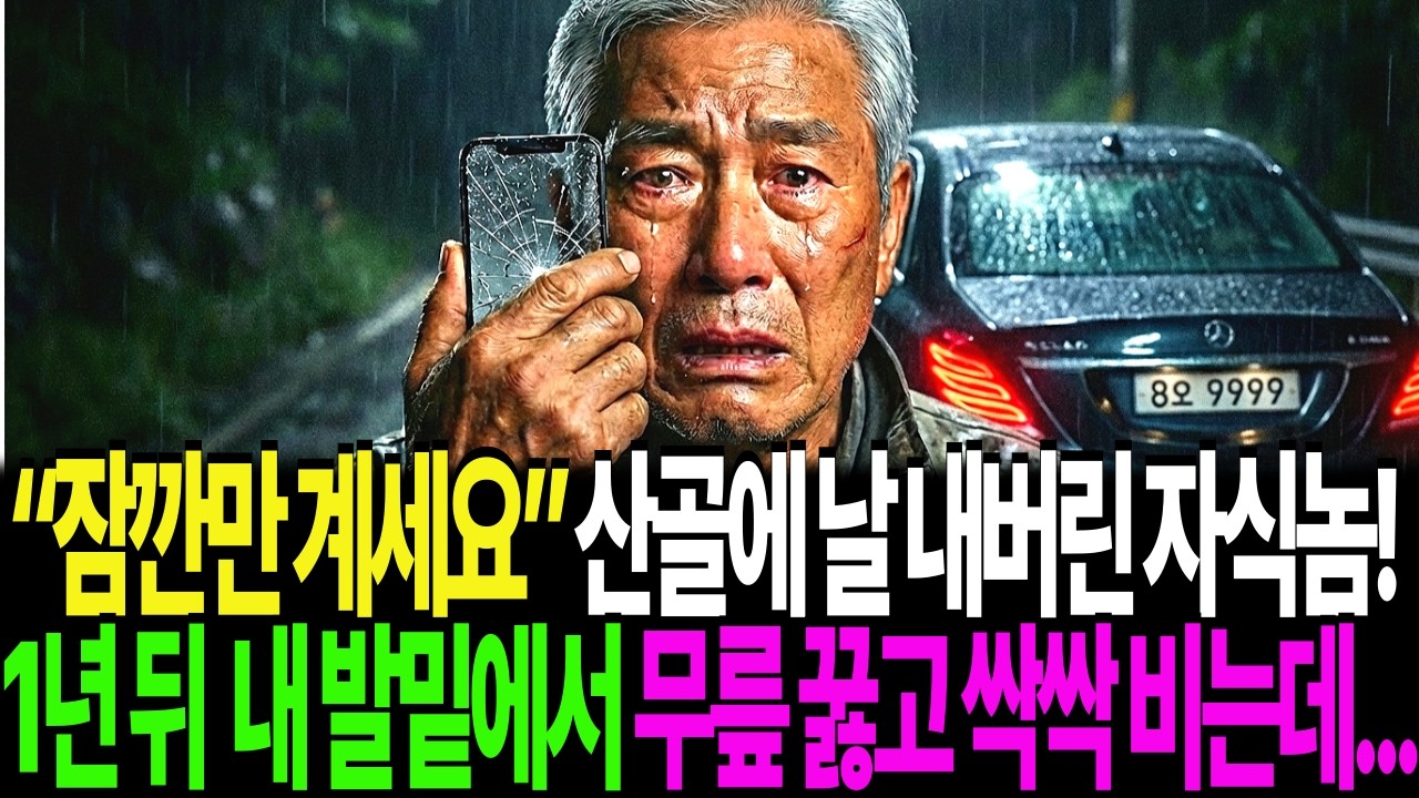 “잠깐만 계세요” 산골에 아버지 내버린 아들! 1년 뒤 나타난 아버지 발밑에서 싹싹 비는데