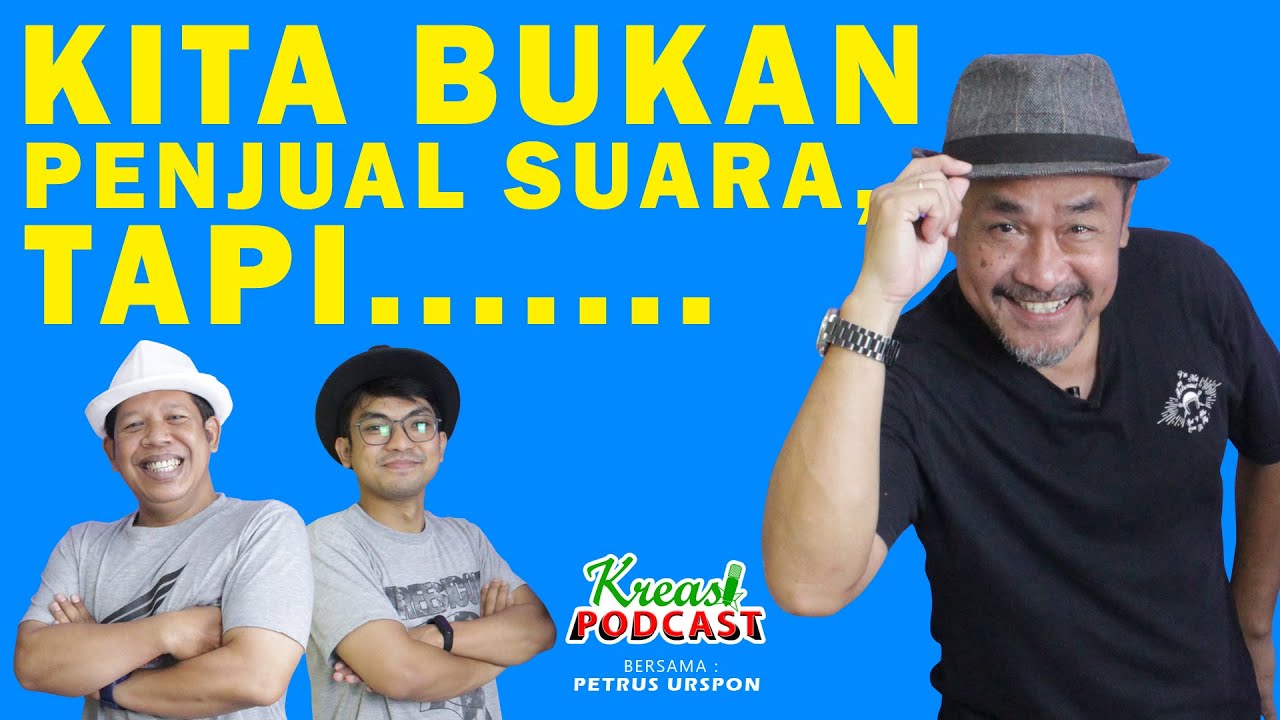 PETRUS URSPON ( ARTIS DRAMA RADIO LEGEND & VO IKLAN )  I  KITA BUKAN PENJUAL SUARA, TAPI...