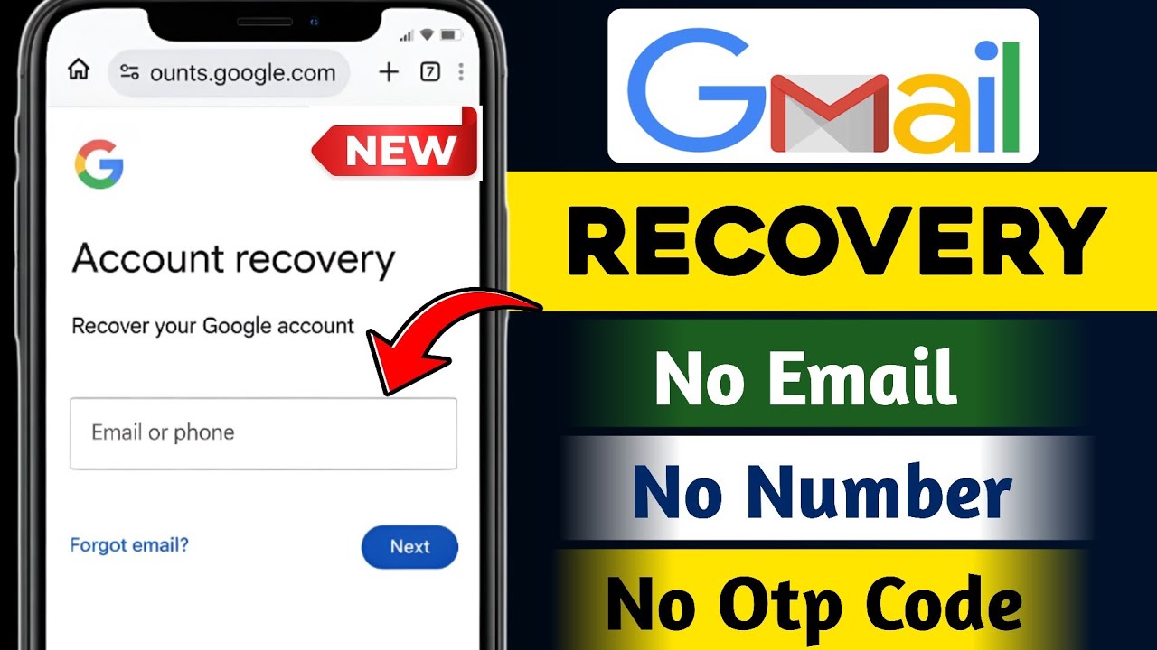 Как восстановить аккаунт Gmail без номера телефона и адреса электронной почты для восстановления ...