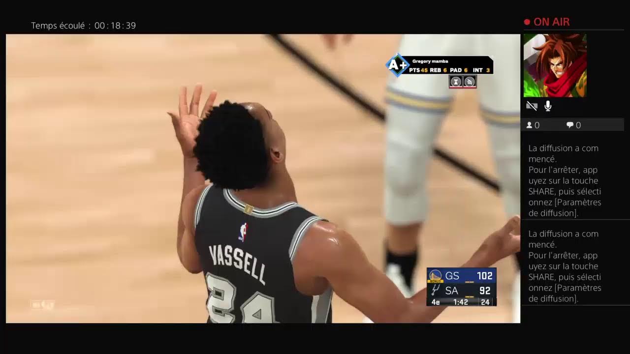 Diffusion PS4 en direct de Gregory_MAMBA