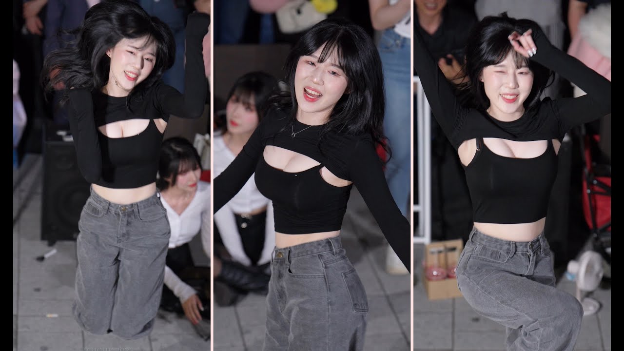 댄스팀 클락 지은 | CLOCK JIEUN 230603 홍대 버스킹 공연 직캠 [퀸카/OMG/테디베어]