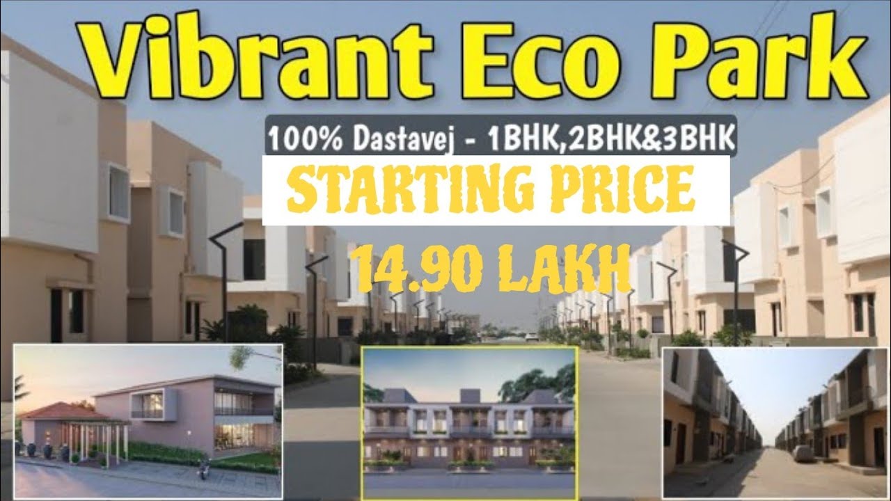 Vibrant Eco Park / पूरी जानकारी / 1BHK , 2BHK& & 3BHK લકઝૂરિયસ રો-હાઉસ / 100% Dastavej / Olpad Surat