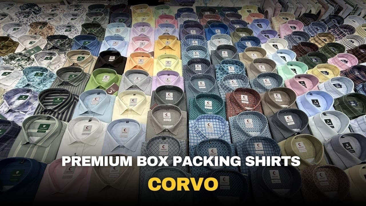 35 Year Old Shirt Company / Premium Box Packing Shirts / CORVO Clothing 