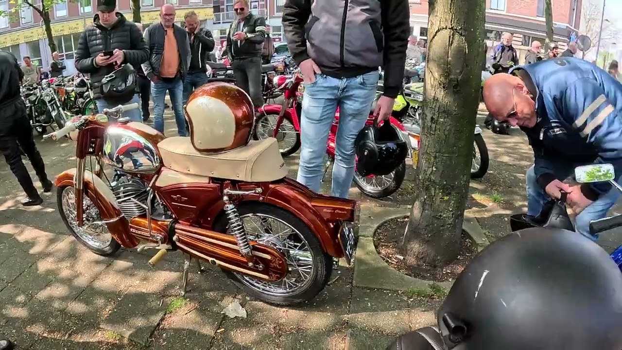 Stieltjesplein koningsdag Zündapp meet 2025 deel 3